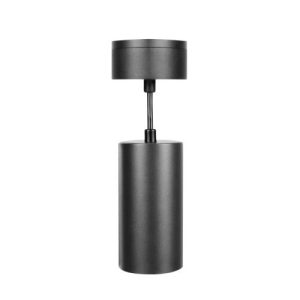 INTEGRAL ACCENTPLUS SPOTLIGHT S2 65MM DIAMETER 130MM LENGTH GU10 LED BASE SURFACE MOUNTED SUSPENDED PENDANT 1M CABLE BLACK FINISH