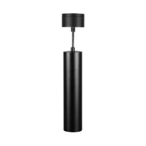 INTEGRAL ACCENTPLUS SPOTLIGHT S1 56MM DIAMETER 235MM LENGTH GU10 LED BASE SURFACE MOUNTED SUSPENDED PENDANT 1M CABLE BLACK FINISH