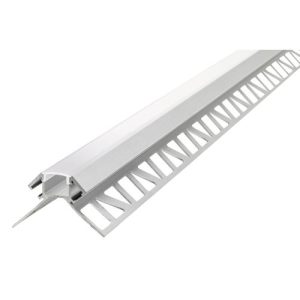 INTEGRAL PROFILE ALUMINIUM CORNER SURFACE MOUNT 2M FROSTED DIFFUSER INCLUDE 2 ENDCAPS