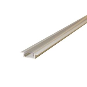 INTEGRAL PROFILE ALUMINIUM RECESSED 2M CLEAR DIFFUSER 22 X 6MM END CAP AND MOUNTING BRACKET ARE SOLD SEPARATELY