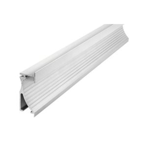 INTEGRAL PROFILE ALUMINIUM WALL RECESSED 2M FROSTED DIFFUSER INCLUDE 2 ENDCAPS AND 2 SCREWS