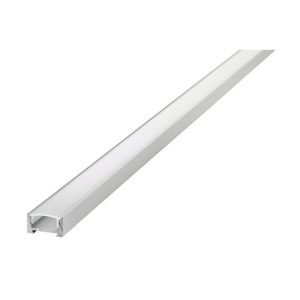INTEGRAL PROFILE ALUMINIUM SURFACE MOUNT 1M FROSTED DIFFUSER 16.2 X 8.57MM INCLUDE 2 ENDCAPS AND 2 MOUNTING BRACKETS