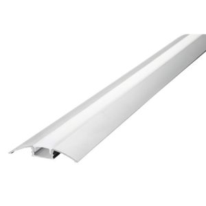 INTEGRAL PROFILE ALUMINIUM SURFACE MOUNT 1M FROSTED DIFFUSER 52.3 X 8.1MM INCLUDE 2 ENDCAPS AND 2 MOUNTING BRACKETS