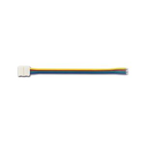 INTEGRAL CONNECTOR TO 150MM WIRE 5PACK FOR IP20 12MM WIDTH RGB STRIP 30LED/M