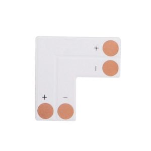 INTEGRAL L SHAPE CORNER PCB PAD 5PACK SUITABLE FOR USE WITH 2 X ILSTAA304 (10MM) DC3-24V / 4A MAX