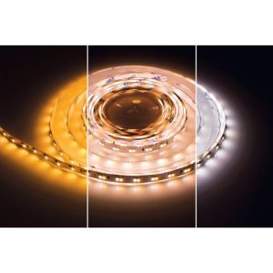 INTEGRAL STRIP IP20 5M 2400K TO 6000K 24V 9.6W/M 290 TO 600LM/M 120LED/M 10MM WIDTH 115 BEAM BAG PACK -(RECOMMENDED DRIVER ILDRCVA047)