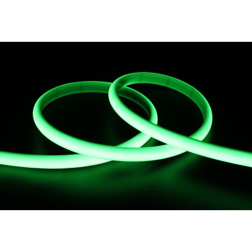 INTEGRAL SPOTLESS NEON FLEX LED STRIP IP65 5M GREEN 24V 18W/M 210LED/M 13MM WIDTH 115 BEAM BAG PACK - (RECOMMENDED DRIVER ILDRCVC053)