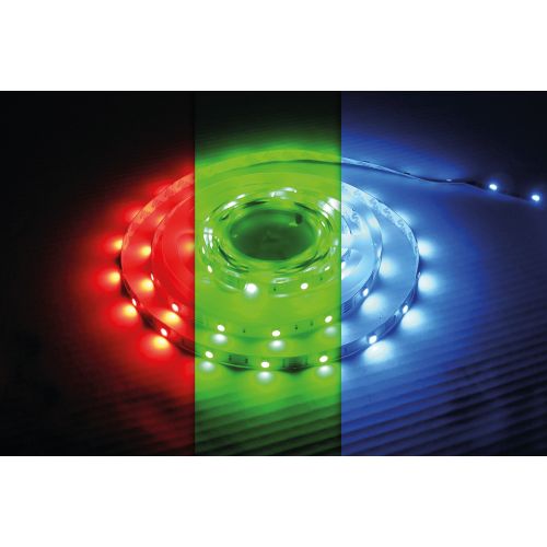 INTEGRAL STRIP IP20 5M RGB 24V 4.8W/M 30LED/M 12MM WIDTH 115 BEAM BAG PACK