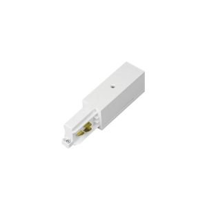 INTEGRAL WHITE LIVE END FEED FOR STANDARD-RECESSED-TRIMLESS STUCCHI 3 CIRCUIT 230V ONETRACK