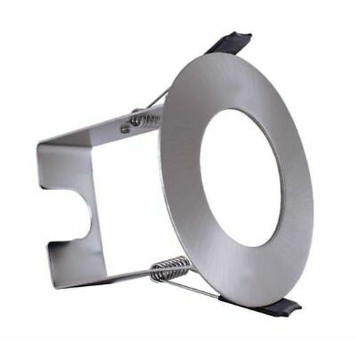 EVOFIRE SATIN NICKLE GU10 IP65 FIRE RATED DOWNLIGHT (70MM C/O)