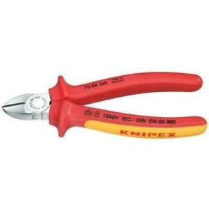 KNIPEX 180MM VDE DIAGONAL CUTTERS