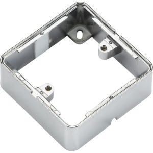 KNIGHTSBRIDGE 1G SURFACE BOX - POLISHED CHROME EFFECT