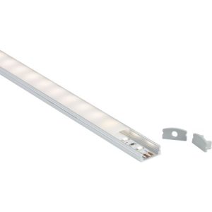 KNIGHTSBRIDGE 2M ALUMINIUM PROFILE - SURFACE MOUNT FLAT