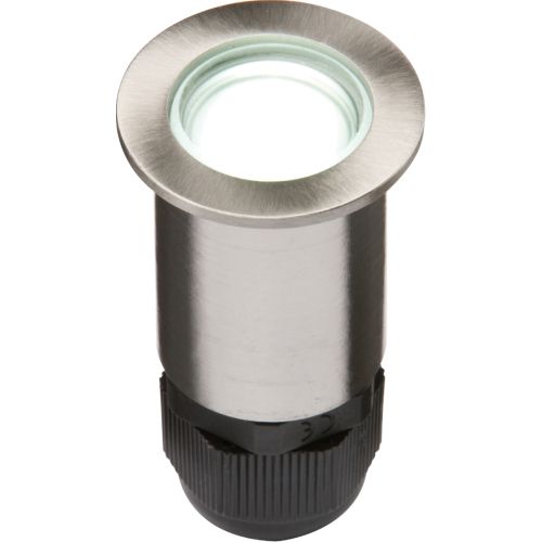 KNIGHTSBRIDGE IP67 24V SMALL STAINLESS STEEL GROUND FITTING 4 X WHITE LED