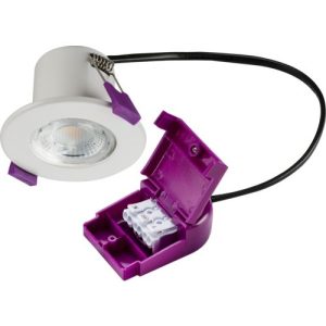 KNIGHTSBRIDGE 5W LED IP65 4000K DIMMABLE DOWNLIGHT (55MM C/O)
