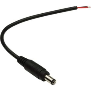 KNIGHTSBRIDGE IP20 DC MALE POWER CONNECTOR COMES WITH 150MM FLEX