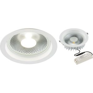 KNIGHTSBRIDGE 230V 30W COB LED RECESSED COMMERCIAL DOWNLIGHT 4000K