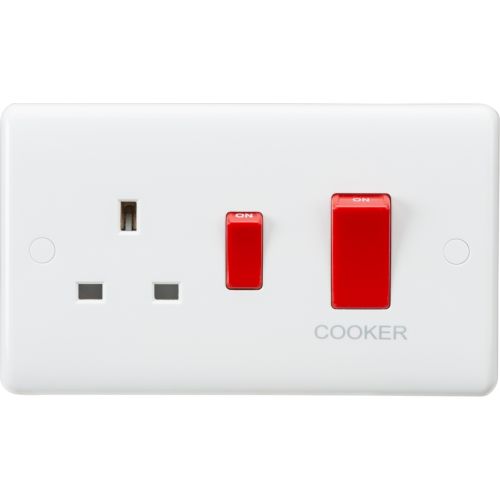 KNIGHTSBRIDGE CURVE 45A COOKER SWI+SKT