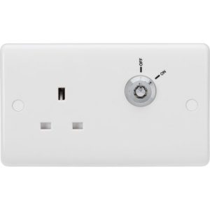 KNIGHTSBRIDGE CURVE 13A 1G DOUBLE PLATE LOCKABLE S