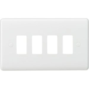 KNIGHTSBRIDGE CURVE 4-MOD 2G FACE PLATE