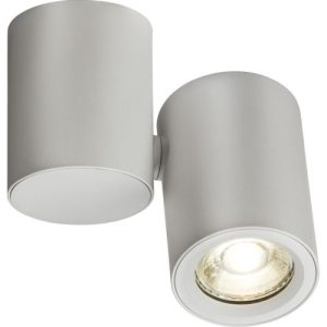 KNIGHTSBRIDGE DEE SINGLE SURFACE ADJUSTABLE ROUND SPOTLIGHT WHITE