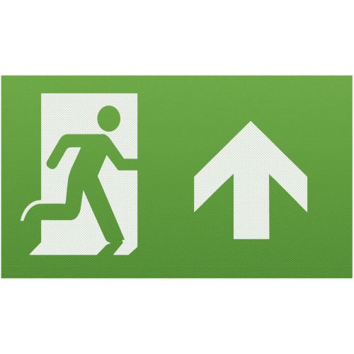 KNIGHTSBRIDGE RUNNING MAN LEGEND (KIT OF 2) WITH UPWARD FACING ARROW FOR EMEXIT / EMLREC / EMLSUS / EMXST