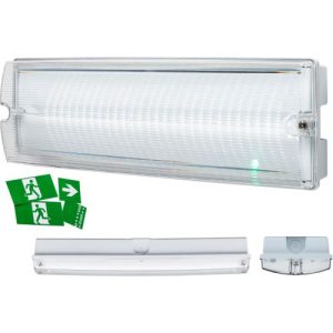 KNIGHTSBRIDGE 230V IP65 4W LED EMERGENCY BULKHEAD