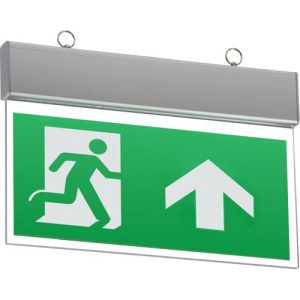 KNIGHTSBRIDGE 230V IP20 CEILING MOUNTED LED EMERGENCY EXIT SIGN (MAINTAINED/NON-MAINTAINED)