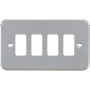 KNIGHTSBRIDGE METALCLAD 4G GRID FACEPLATE
