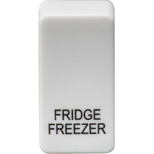 KNIGHTSBRIDGE SWITCH COVER "MARKED FRIDGE/FREEZER" - WHITE