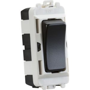 KNIGHTSBRIDGE 20AX 2-WAY SP GRID MODULE - MATT BLACK