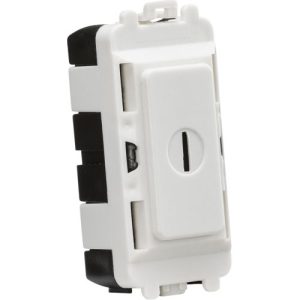 KNIGHTSBRIDGE 20AX 2 WAY SP KEY MODULE - WHITE