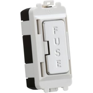KNIGHTSBRIDGE 13A FUSED MODULE - POLISHED CHROME