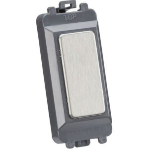 KNIGHTSBRIDGE BLANK GRID MODULE - BRUSHED CHROME