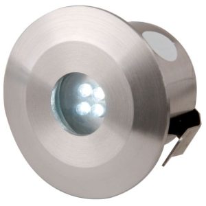 KNIGHTSBRIDGE IP44 STAINLESS STEEL LED KIT 4 X 0.5W WHITE LEDS