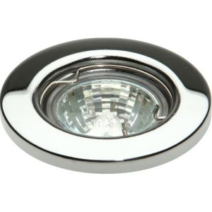 KNIGHTSBRIDGE IP20 12V 35W MAX. L/V CHROME DOWNLIGHT