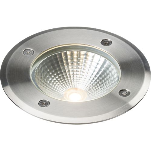 KNIGHTSBRIDGE 230V IP65 6W LED STAINLESS STEEL RECESSED GROUND LIGHT 3000K