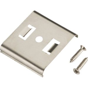 KNIGHTSBRIDGE METAL MOUNTING CLIP COMES WITH 2 X SCREWS FOR FLAT LED STRIP