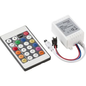 KNIGHTSBRIDGE 12V IR CONTROLLER AND REMOTE - RGB CHASER