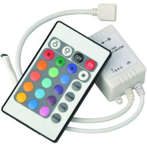 KNIGHTSBRIDGE 12V / 24V IR CONTROLLER AND REMOTE - RGB