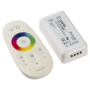 KNIGHTSBRIDGE 12V / 24V RF TOUCH CONTROLLER AND REMOTE - RGBW