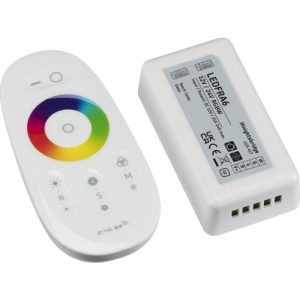 KNIGHTSBRIDGE 12V / 24V RF TOUCH CONTROLLER AND REMOTE - RGBW