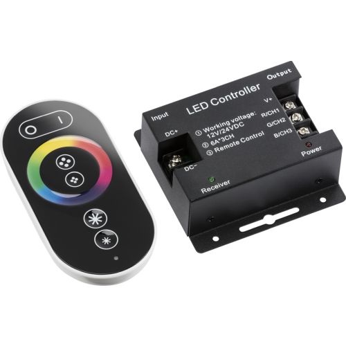 KNIGHTSBRIDGE 12V / 24V RF CONTROLLER AND TOUCH REMOTE - RGB