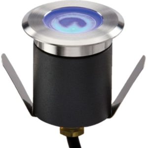 KNIGHTSBRIDGE 230V IP65 1.5W HIGH OUTPUT LED BLUE MINI GROUND LIGHT COMES WITH CABLE. NON-DIMMABLE