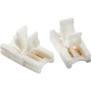 KNIGHTSBRIDGE 12V / 24V LED FLEX STRIP TO STRIP CONNECTOR - PACK OF 2, SINGLE COLOUR