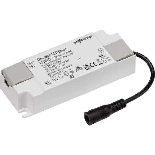 KNIGHTSBRIDGE IP20 32W CONSTANT CURRENT DIMMABLE LED DRIVER