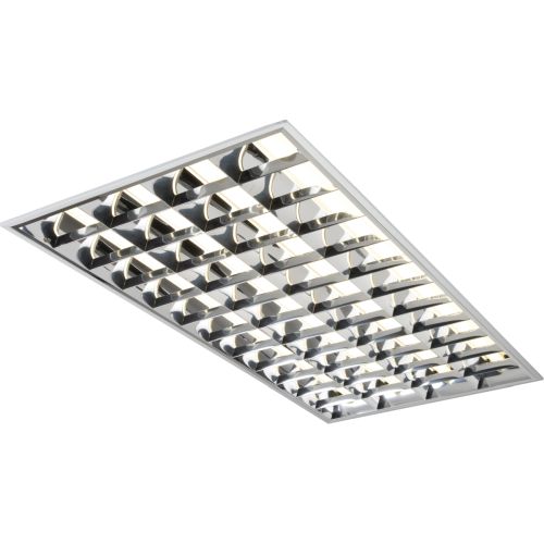 KNIGHTSBRIDGE 230V IP20 4X36W T8 HF EMERGENCY CAT2 MODULAR FLUORESCENT FITTING 600X1200MM