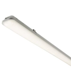 KNIGHTSBRIDGE 230V IP65 5FT 60W LED NON-CORROSIVE FITTING WITH MICROWAVE SENSOR- 1480MM