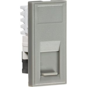 KNIGHTSBRIDGE UTP CAT5E RJ45 OUTLET MODULE 25 X 50MM - GREY