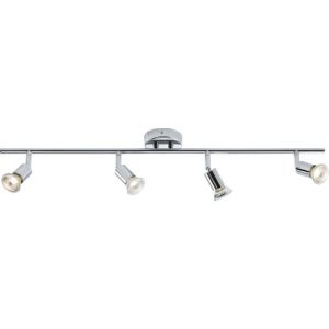 KNIGHTSBRIDGE 230V GU10 QUAD BAR SPOTLIGHT - CHROME